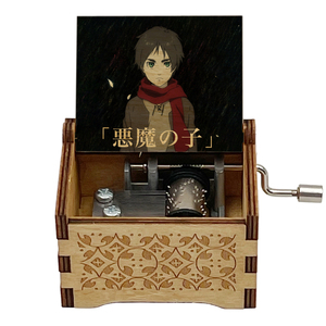 กล่องดนตรีไม้อนิเมะ อคุมะ โนะ โค  แอทแทค ออน ซีซั่น 4 ชิงเกกิ ดนตรีหมุนมือ  น่ารัก ของขวัญพิเศษ - Product Image 1