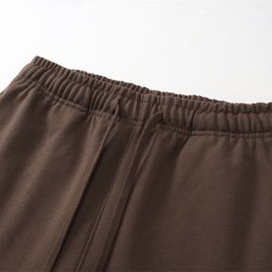 Pantalon de survêtement streetwear en molleton épais 430 g/m² pour homme, coupe droite, taille élastique, respirant, imperméable, jambe large et basse - Product Image 4