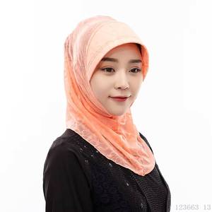 Dropshipping / Stock disponible en gros / OEM – Voile Jacquard Léger Pratique à Enfiler pour Femme Musulmane – Robe Islamique - Product Image 6