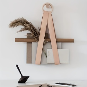 Sac de rangement pour magazines de style français YY, rangement pour chapeaux de soleil, support mural décoratif pour journaux, étagère de style minimaliste - Product Image 6