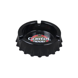 Stile americano portatile Mini posacenere progettato su misura nero rotondo copertura della birra melamina a buon mercato utilizzato nella zona di fumo all'aperto Bar - Product Image 1