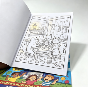 Nuovo Design personalizzato comodi amici da colorare libro 40 cartoni animati per bambini 4 anni semplice e facile libro da colorare - Product Image 3