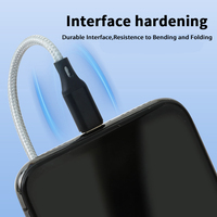 Kabel Charger Data Multi USB 3 in 1 Tipe-C Fast Charging Nylon Braided Langsung dari Pabrik untuk Android dan IOS