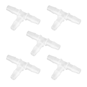 ข้อต่อท่อพลาสติกแบบตัวทีขนาด 1/8 นิ้ว สำหรับชิ้นส่วนกรองน้ำ - Product Image 1