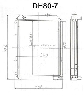 <span class=keywords><strong>DOOSAN</strong></span> SD300N radiador 440211-00128 con precio de fábrica Generador radiador al por mayor - Product Image 5