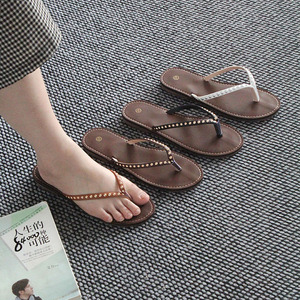 Sandalias de Mujer Transpirables con Pedrería, Diseño Abierto, Ligeras y a la Moda, de Alta Calidad, con MOQ Bajo para Prueba - Product Image 1