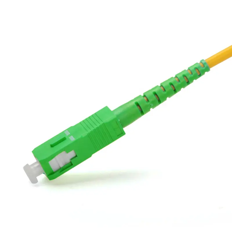 High quality single mode SC/UPC-SC/APC Optical Fiber Patch Cord 0.9 mm 3.0 mm Simplex Fiber Optic Patch Cord