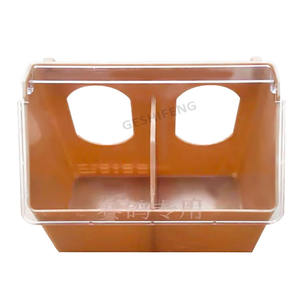 Mangeoires à pigeons à prix d'usine, à suspendre à la main, cage à oiseaux à deux ou trois trous, mangeoire en plastique pour oiseaux, stockage de nourriture pour oiseaux, vente à prix réduit - Product Image 5