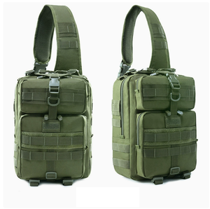 DFB0317 Hiking Outdoor <b>Men</b> Crossbody Bag Chest Bag Single Shoulder Molle Tactical Sling Chest Bag molle <b>pouch</b> - Product Image 2