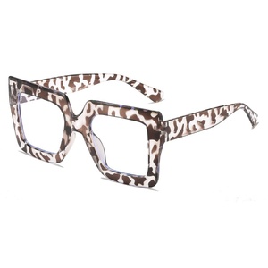 Gafas cuadradas de bloqueo de luz azul de gran tamaño, superventas, de dos tonos, gafas de ordenador de moda para mujer para pantallas digitales - Product Image 3