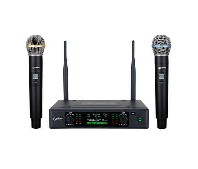 200 Channels UHF Wireless Microphone U-8228MM With Colorful LCD Display