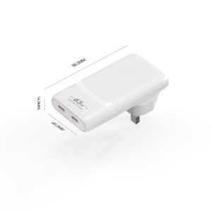 ที่ชาร์จ Gan แบบบางเฉียบ65วัตต์ปลั๊ก2พอร์ตแบบพับได้ติดผนังเรียบสำหรับ Macbook Pro Max <span class=keywords><strong>Xs</strong></span> สำหรับ <span class=keywords><strong>iPhone</strong></span> iPad สำหรับ Samsung Latop ที่สะดวกสบาย - Product Image 6