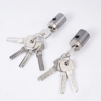 Cylindre de serrure à clé en laiton rectangulaire, qualité ANSI 1, robuste, pour la sécurité des portes d'appartement