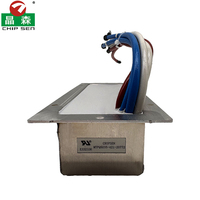 Transformateur haute fréquence à isolation métallique PQ6035H avec câblage intégré pour applications MV/HV