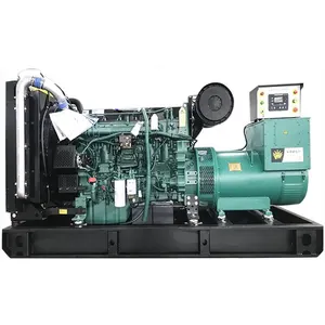 AC 3 phase 437.5kva 562.5kva soundproof diesel generator genset VOLVO 350kw-450kw diesel generator set silent diesel generator