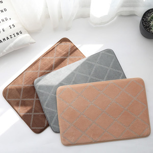 Absorbente de microfibra suave antideslizante de micro fibra de alfombra de baño <span class=keywords><strong>para</strong></span> vender <span class=keywords><strong>Amazon</strong></span> - Product Image 1