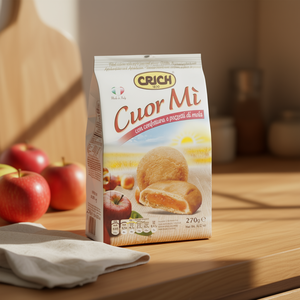 Galletas Sándwich Semi-Suaves con Sabor a Frutas Dulces Apple Crich G.270X12pz, Bolsa de 270g - Product Image 3