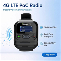 Radio bidirectionnelle GaodaPTT 4G Walkie Talkie M2, fonction Push to Talk sur réseau cellulaire, longue portée 5000 km, réseau intercom mondial, communication bidirectionnelle