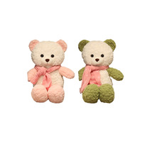 Ours en peluche moelleux en gros, jouets en peluche pour chiens, ours en peluche personnalisés de dessin animé, chiens en peluche rembourrés, ours en peluche