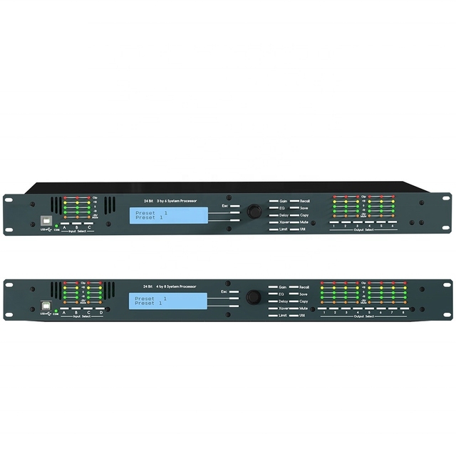 Professional Audio Video & Lighting DSP Management Processor 3.6/4.8SP Digital Speaker Professional Audio Processor