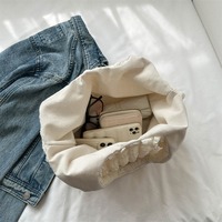 Sac à bandoulière décontracté pour femme, populaire, élégant, style nuage, à volants et effet bulle