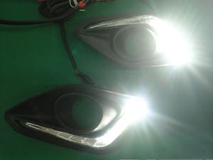 सुजुकी स्विफ्ट 2015 के लिए एलईडी दिन चलने रोशनी कोहरे दीपक पर गौण - Product Image 3