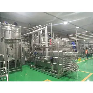 Full Automatic 100% Natural Fruit Juice Processing Line Machine / Beverage Juice Drink Production Line