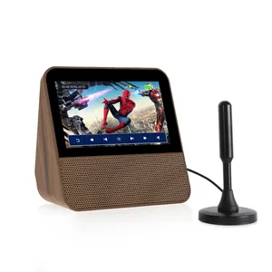 7 inch Mini TV portable radio/ digital radio receiver with 5.0 Bluetooth Speaker Supports Camping,Kitchen