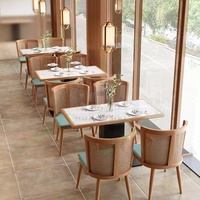 Restaurant café pizzeria bois canapé cabine et table chaises combinaison u forme canapé et long stand siège meubles