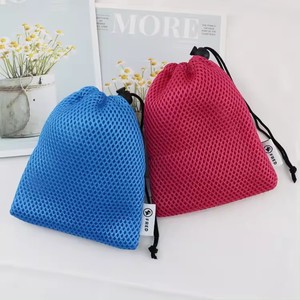 Tùy chỉnh nhỏ giá rẻ bán buôn dây rút lưới túi nylon lưới Túi Pouch với nhãn cho thiết bị điện tử - Product Image 5