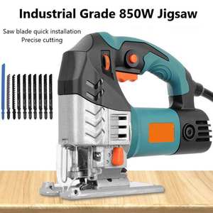 เครื่องเลื่อยจิ๊กซอว์ไฟฟ้าแบบมีสาย กำลังไฟ 980 วัตต์ มอเตอร์แบบแปรงถ่าน ปรับความเร็วได้ ใช้สำหรับงานไม้ 220 โวลต์ ตัดได้ลึก 66 มม. - Product Image 2