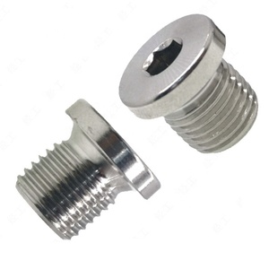 DIN 908 ซ็อกเก็ตซ็อกเก็ตซ็อกเก็ตหกเหลี่ยมสกรูปลั๊กCollar,สแตนเลสเหล็กEndปลั๊กหน้าแปลน - Product Image 5