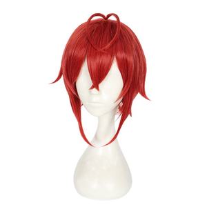 Alta Calidad 30cm corto rojo retorcido <span class=keywords><strong>Wonderland</strong></span> Anime Riddle Rosehearts Peluca pelo sintético Cosplay pelucas CS-441A - Product Image 5