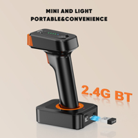 Eyoyo NOUVEAUTÉ EY-029 Capteur CMOS 3 Mil USB 2.4G BT Bluetooth Lecteur de codes-barres 1D 2D Pos QR pour magasin, bibliothèque, chaîne de vente au détail