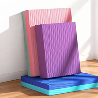 CampTeck U7339 Balance TPE Schaumstoffmatte Leichtgewichtig Rutschfest Stabilität Kraft Yoga Unterstützung Kerntraining Blau L 40 33 5 cm