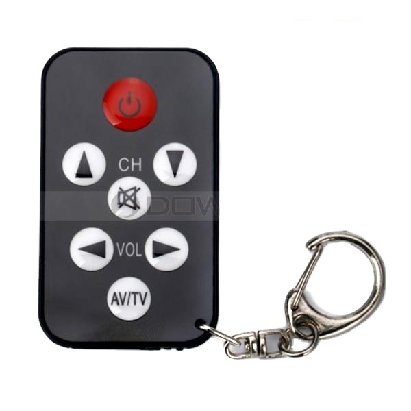 Universal Mini TV Remote Control with Keychain Bubble Button Design for Smart TV Remote