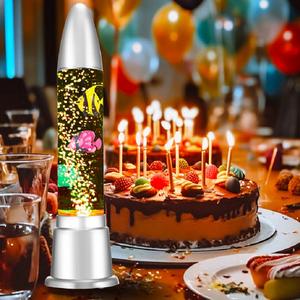 Naxilai lampu lantai gelembung, ekstra besar 34.6 inci 7 warna berubah LED suasana malam tabung air akuarium hadiah untuk anak-anak, Pria & Wanita - Product Image 5