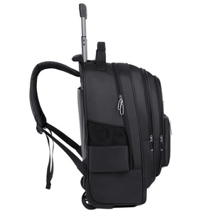 Sac à dos unisexe Oxford pour l'école et les voyages avec poignée télescopique et logo personnalisable pour les collégiens, MOQ100 - Product Image 2