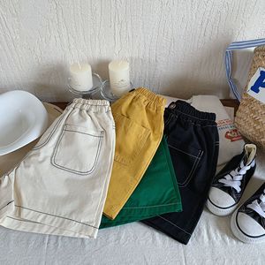Pantaloncini in Cotone Casual da Bambino Tinta Unita, Moda Estiva 2026 - Vendita all'Ingrosso - Product Image 3