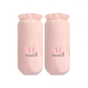 Novedad 2026: Guantes de manga larga de terciopelo de cristal con bordado de dibujos animados, antiincrustantes, para oficina, otoño-invierno, para mujer. - Product Image 5
