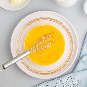 <b>Eco</b>-Friendly <b>Egg</b> Beaters Silicone Whisk with Stainless Steel Handle for Home Kitchen Use Whisking & Beating - Product Image 4