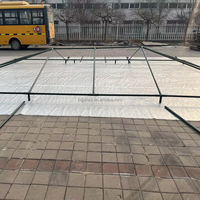 Tente de camping de luxe en toile double couche de haute qualité pour l'extérieur, le désert, quatre saisons, imperméable
