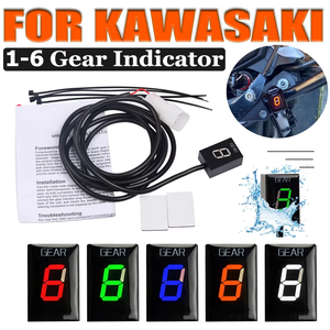 Indicatore di Marcia per Moto <span class=keywords><strong>Kawasaki</strong></span> NINJA650 ZX6R ZX-6R ZX6RR ZX-6RR ER-6N ER-<span class=keywords><strong>6F</strong></span> Z750 Z1000 Z 750 1000 - Display Indicatore Marcia - Product Image 1