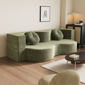 <span class=keywords><strong>Canapé</strong></span>-<span class=keywords><strong>lit</strong></span> pliable polyvalent, compressé sous vide, portable et peu encombrant, mobilier moderne pour la maison - Product Image 1