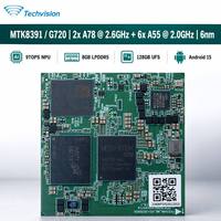 Techvision 2346M MTK G720 Octa-Core OSM Tamaño-L SOM 9TOPS NPU 4K60fps Pantalla Dual EDP MIPI-DSI Android15 Yocto 4KDisplay Android