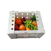 Caja de conservación de transporte de plátano de bambú de plástico PP reciclable con tabla de cortar de hojas para carne, verduras, huevos, semillas, alimentación