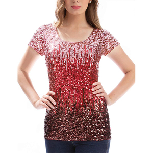 Lovely Wholesale red sequin top At An 