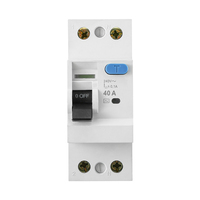 Moreday 1P Mini Disyuntor Residual AC & A Tipo Compacto MCB/RCD con Protección contra Sobrecarga Tipo Electrónico Miniatura RCBO