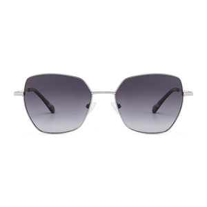 Gafas de Sol Rectangulares Unisex, Montura Metálica, Lentes Grises, Protección UV400, Uso en Exteriores, Adultos - Product Image 6