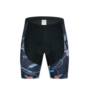 Men's Cycling Shorts Reversible Plus Size Quick Dry Breathable Summer Sportswear with Gel Pad